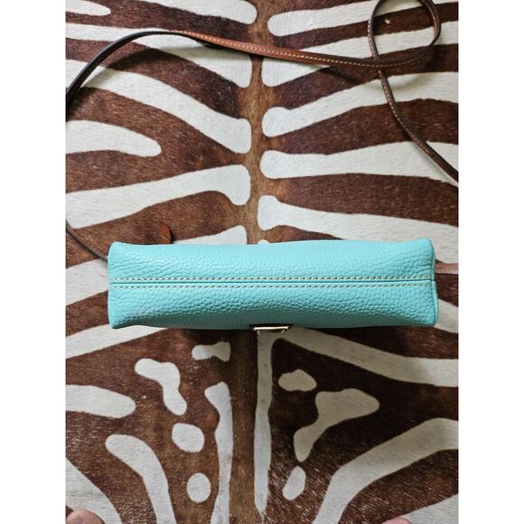 Excellent! Dooney & Bourke Pale Blue Pebble Grain Katie Crossbody Warranty Card - Picture 5 of 8